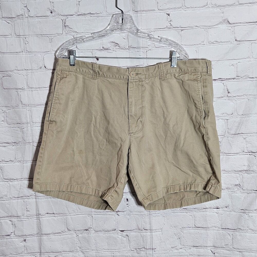 J Crew Mens 38W Gramercy Khaki Shorts Flat Front Casual Chino Summer Classic
